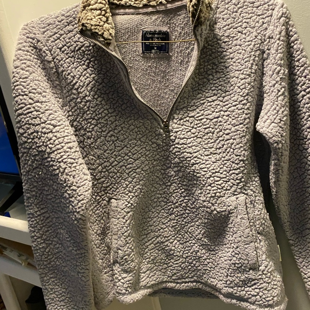 Sherpa pullover.